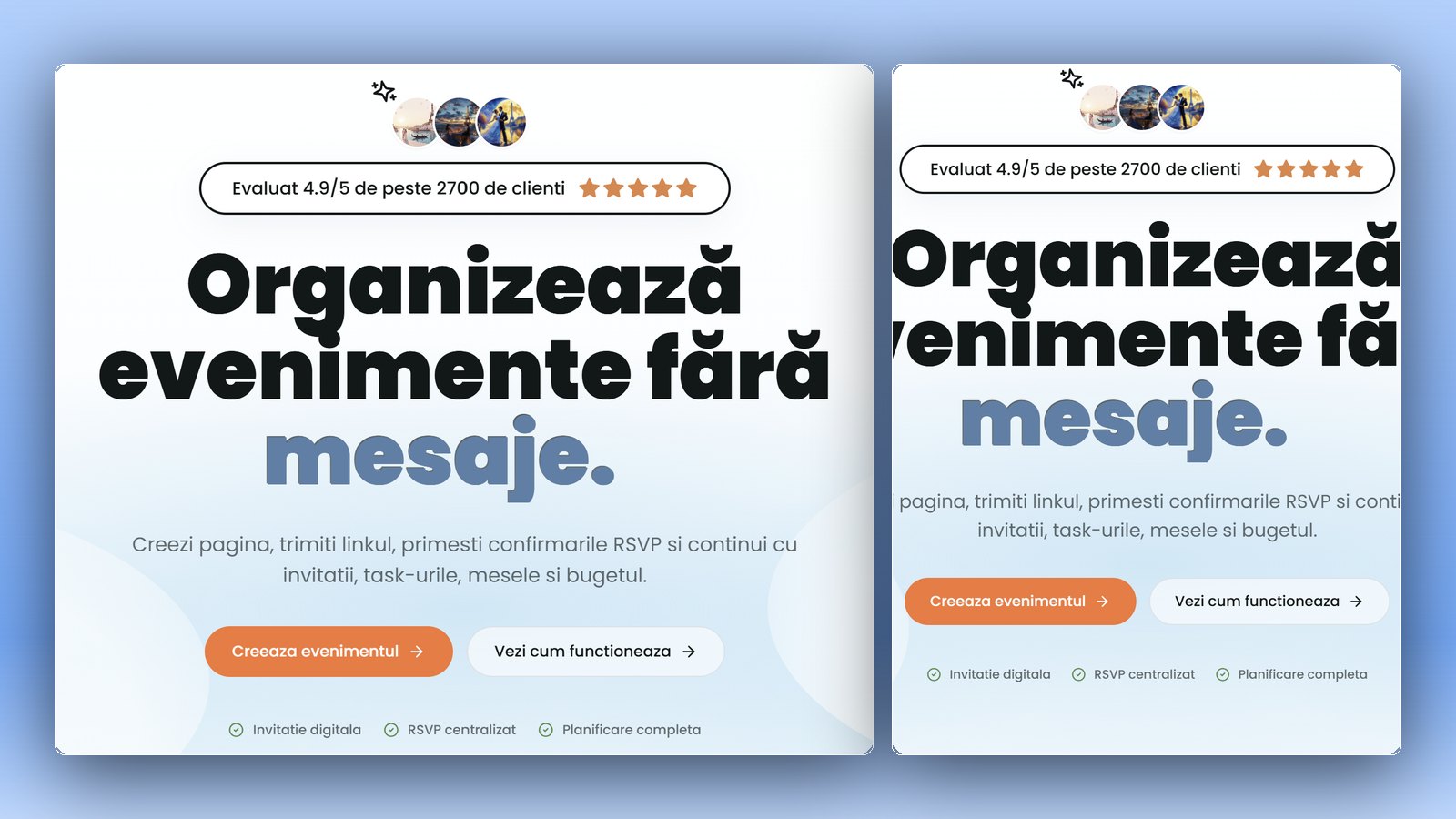 Event Smart Assistant: detalii de design