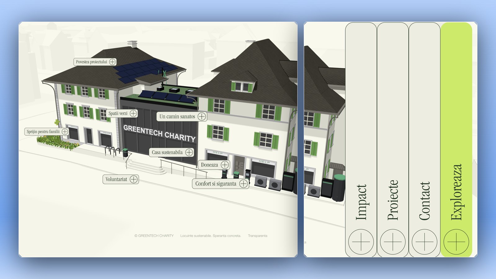 Greentech Charity: detalii de design