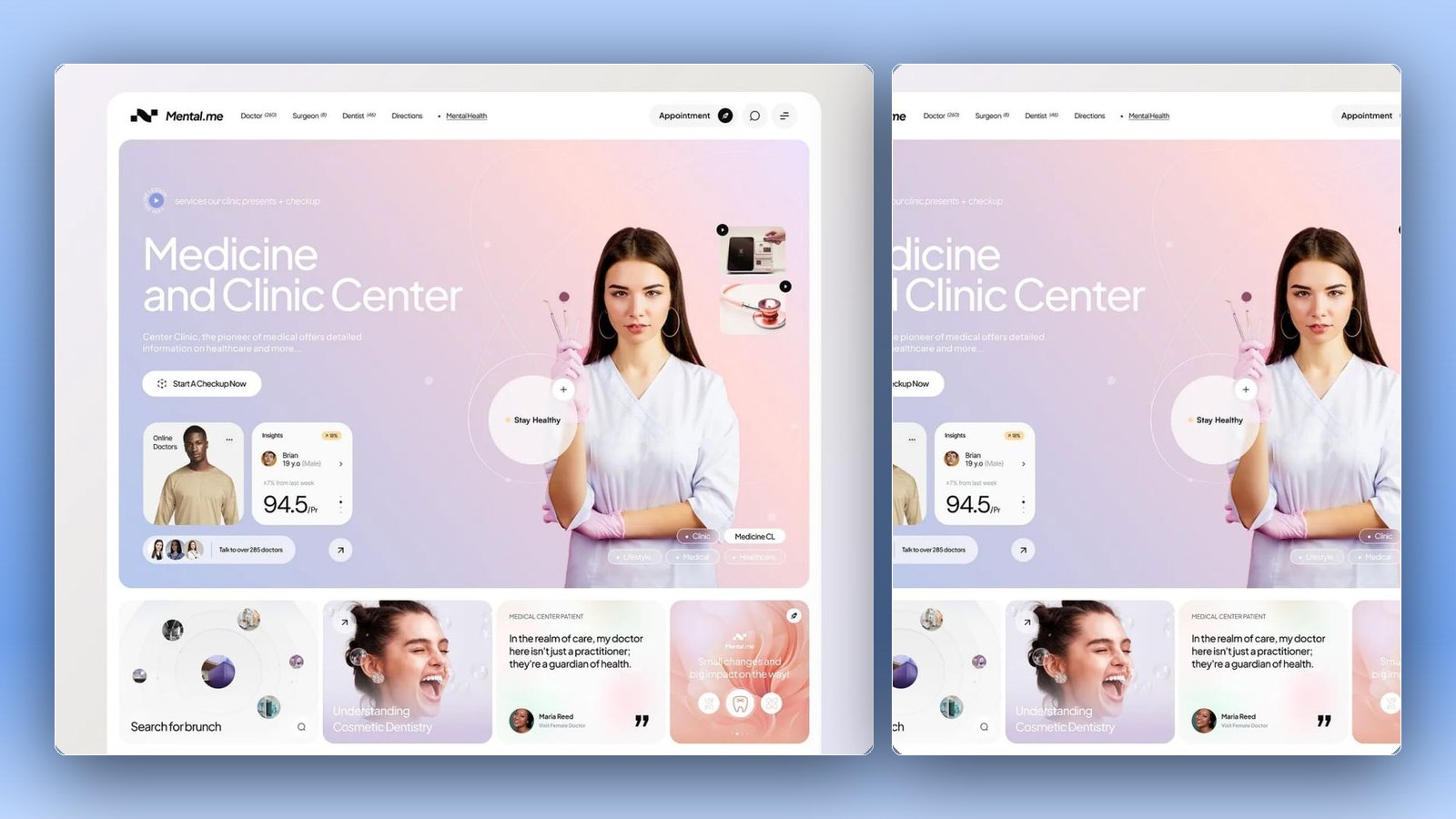 Mental.me: detalii de design