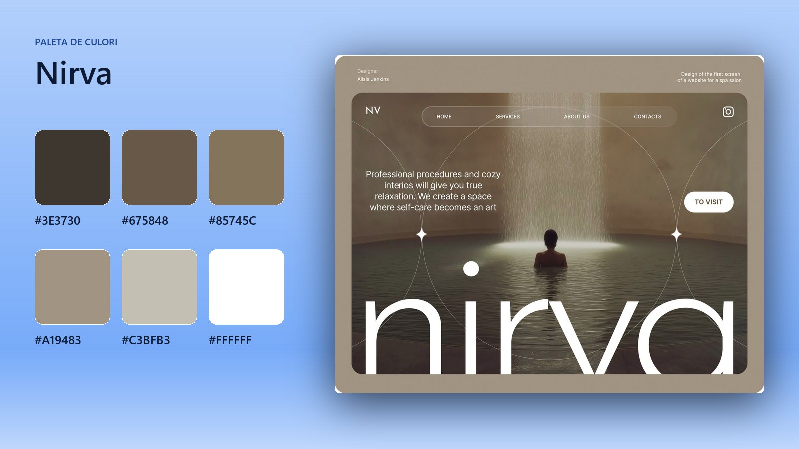 Nirva: paleta de culori