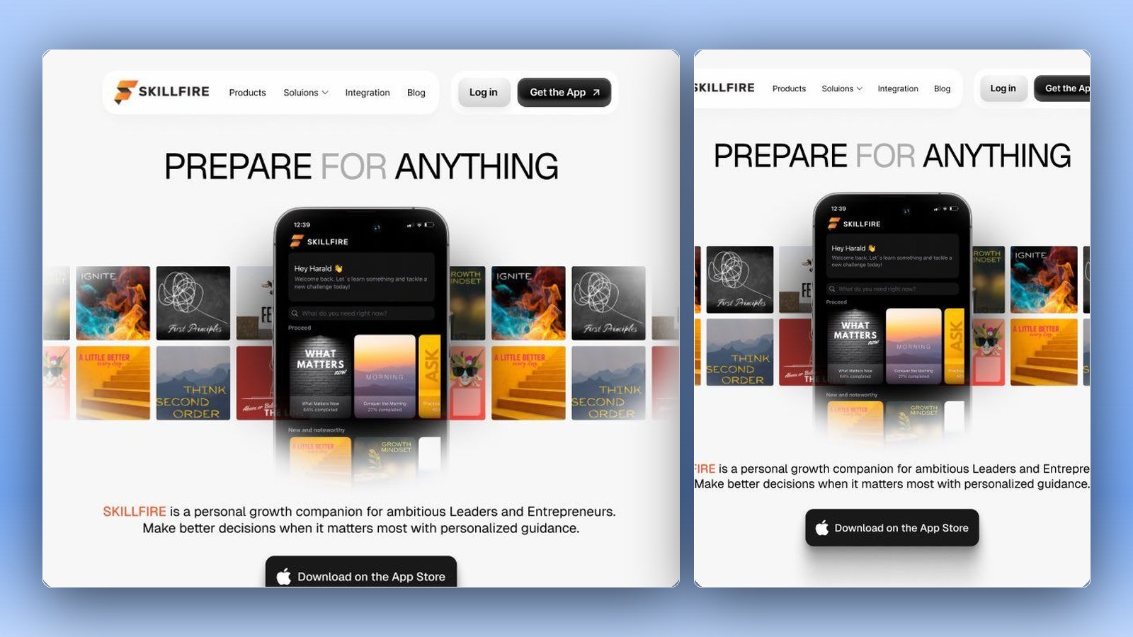 Skillfire: detalii de design