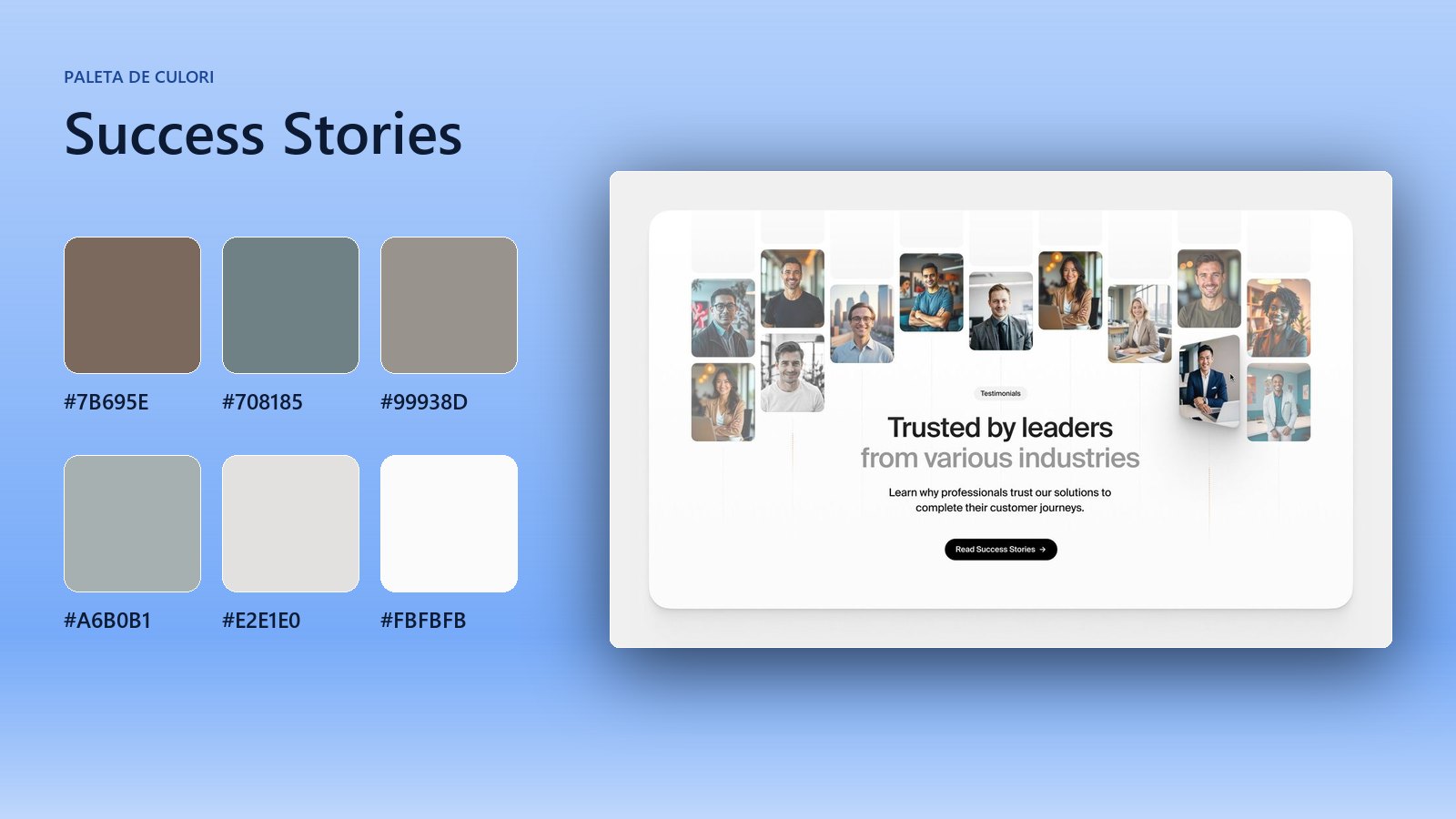 Success Stories: paleta de culori